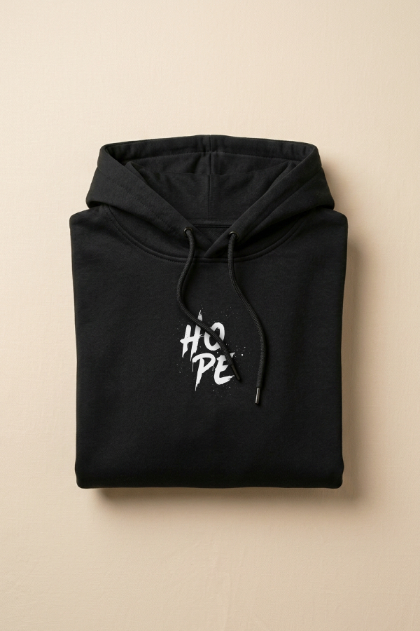 Hope - gefalteter Hoodie